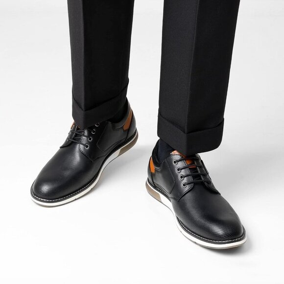 Casual Dress Oxfords Shoes Men\'s Black Business Formal Comfort Derby Sneakers main image 9